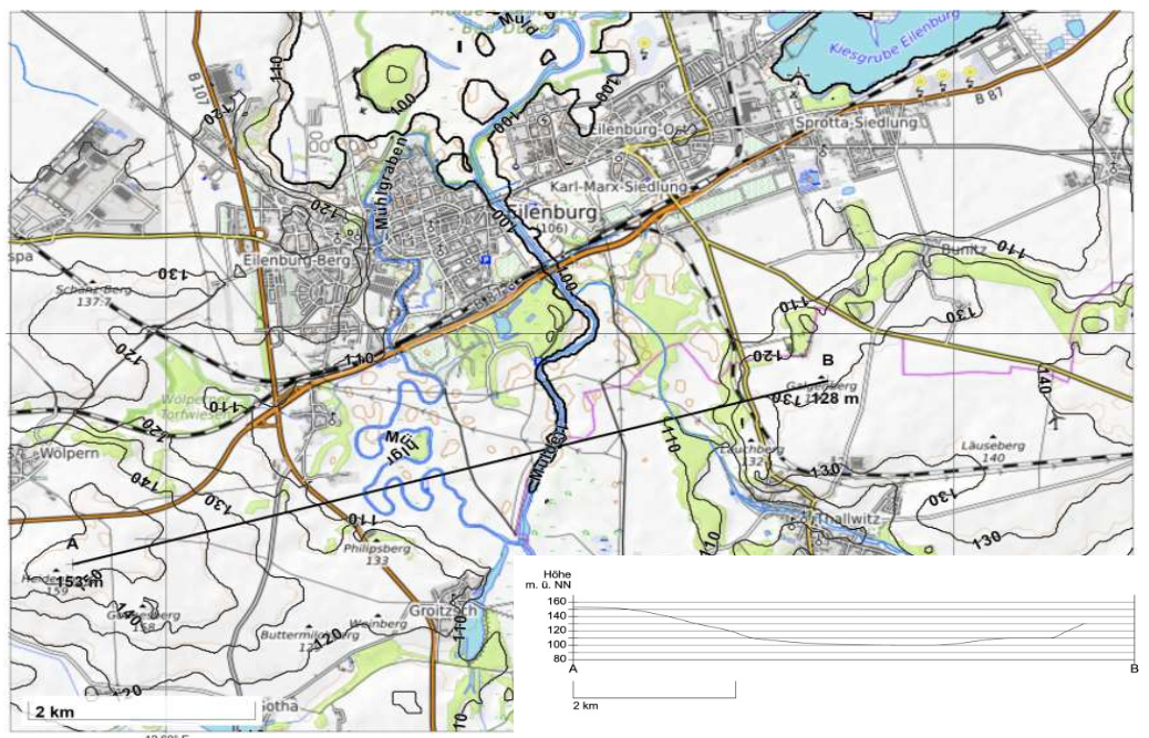 Karte Heckenbachklamm