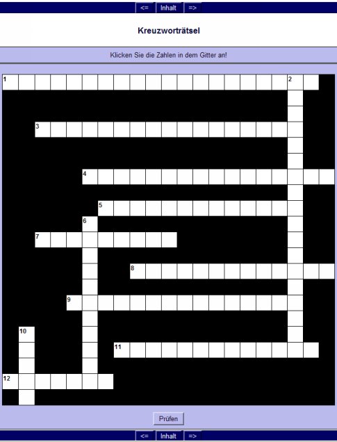 Kreuzworträtsel