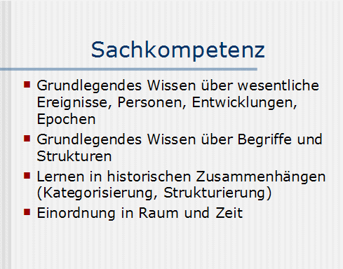 Sachkpompetenz