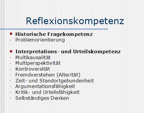 Reflexionskompetenz