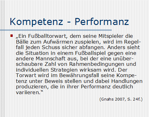 Performanz