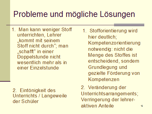 Didaktisch-methodische Überlegungen