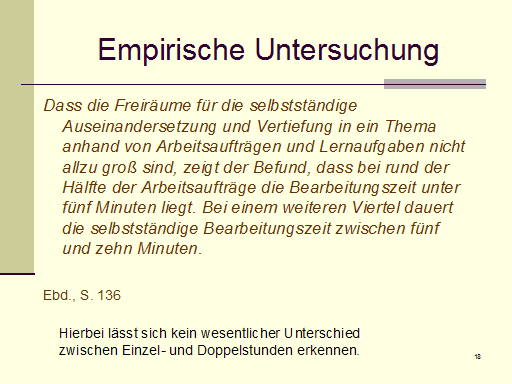 Didaktisch-methodische Überlegungen