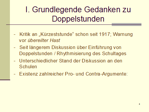 Grundlegende Gedanken