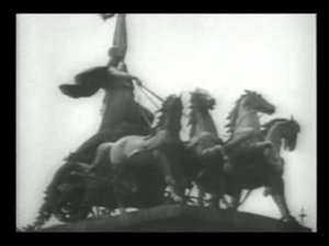 Quadriga mit Victoria auf dem Brandenburger Tor in Berlin