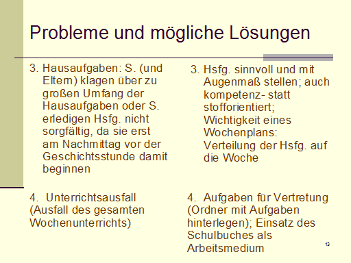 Didaktisch-methodische Überlegungen