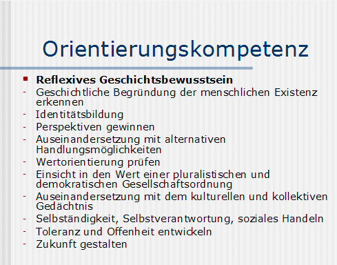 Orientierungskompetenz