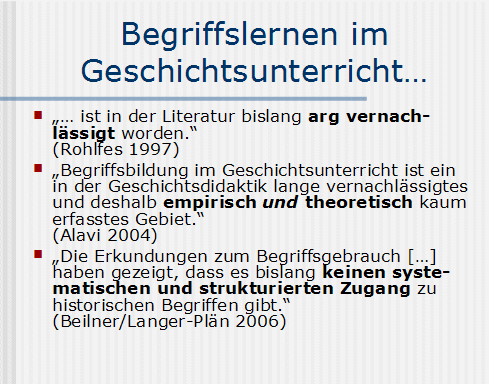 Begriffslernen im Geschichtsunterricht…