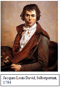 Jaques Louis David, Selbstportrait 1794