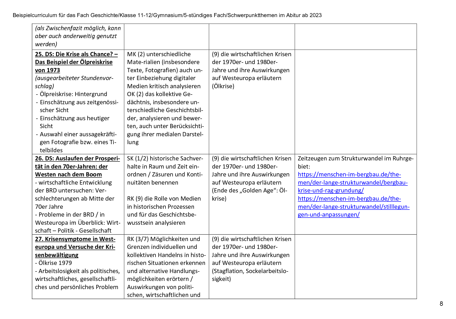 Sequenzplanung, Seite 8