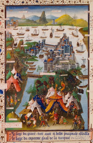 Die Belagerung  Konstantinopels durch die Türken