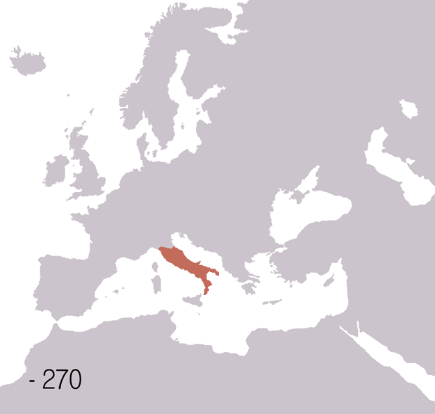 Roman Republic Empire map