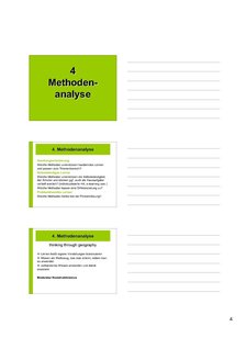 Methodenanalyse