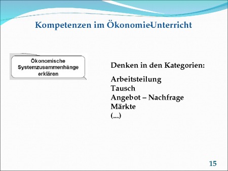 Ökonomische Systemzusammenhänge erklären