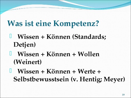 Was ist eine Kompetenz