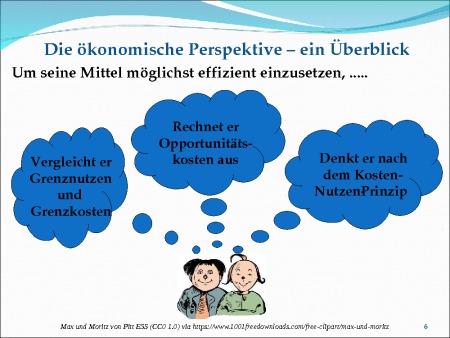 Die ökonomische Perspektive - ein Überblick 2