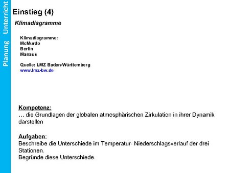 Stundenraster Themenfeld Atmosphärische Prozesse