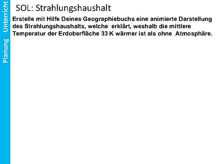 SOL: Unterrichtskonzeption