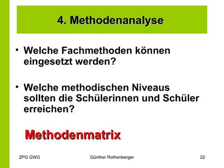 Methodenanalyse