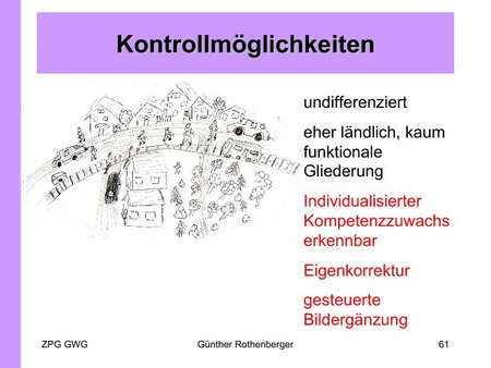 Kompetenzkontrolle: Kriterien für Bildvergleiche
