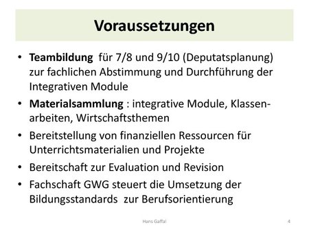 Voraussetzungen Seite 2