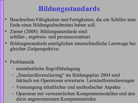 Bildungsstandard