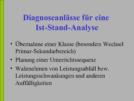 Diagnoseanlässe
