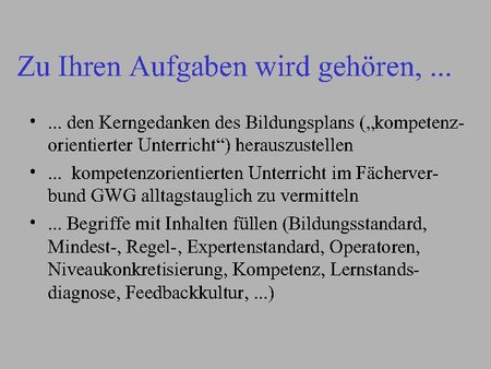 Zu Ihren Aufgaben wird gehören