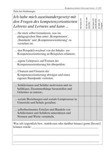 Ziele des Studientages