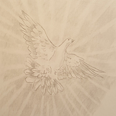 Heiliger Geist durch Taube dargestellt