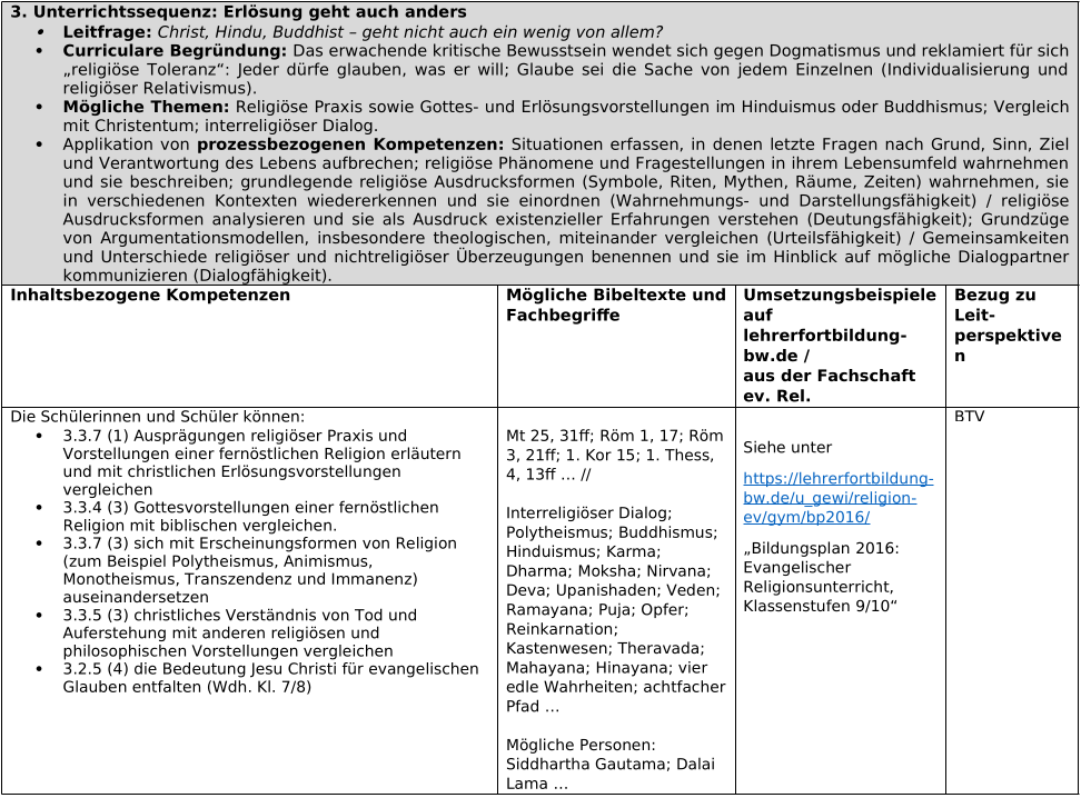 Unterrichtssequenz 3