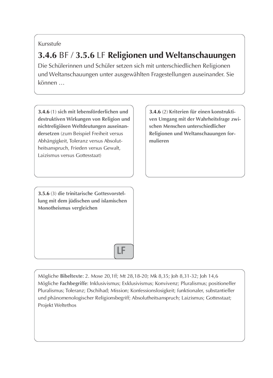 Bildungsplan für Kärtchenlegen, Seite 6