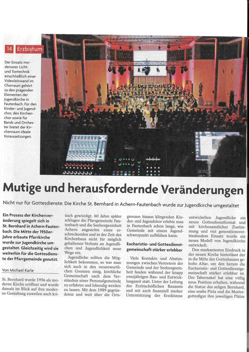 Artikel im Konradsblatt