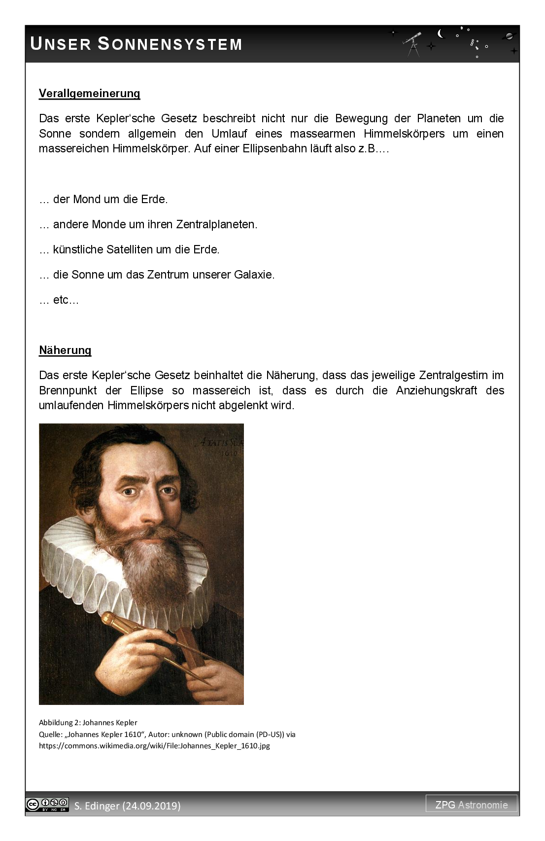 Das 1. Kepler‘sche Gesetz, Seite 4