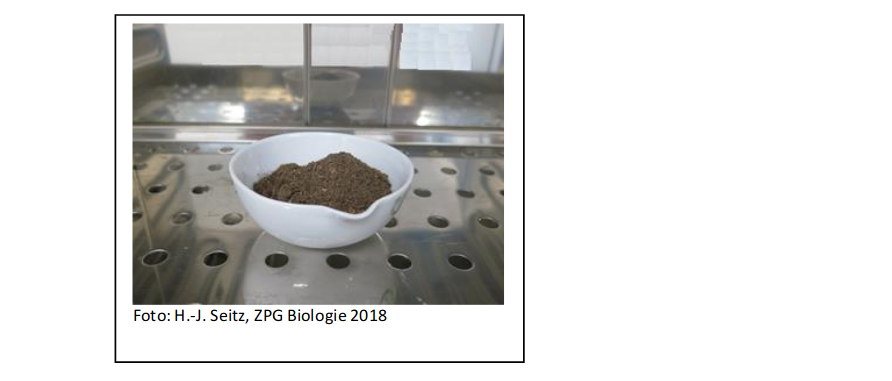 Hinweis zur Bestimmung der Trockenmasse