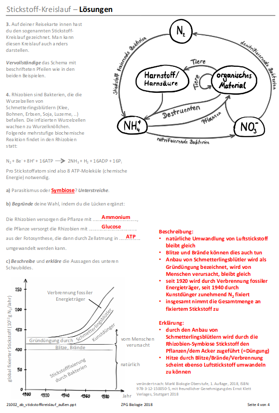 Arbeitsblatt außen Lösung