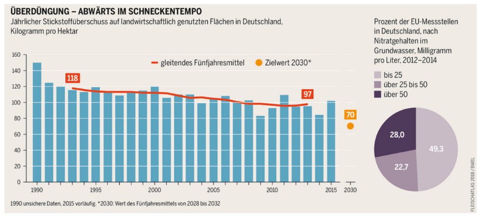 Grafik Überdüngung