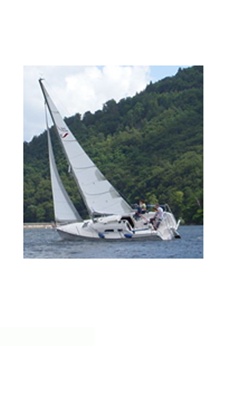 Boot in SchrÃ¤glage