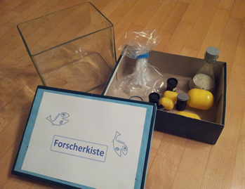 Forscherkiste offen