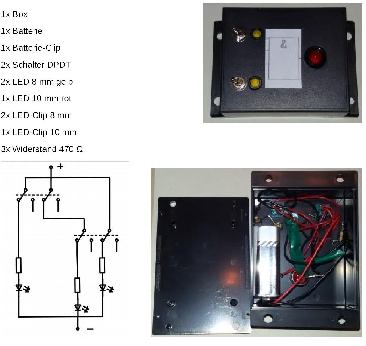 UND-Box mit zwei Schaltern