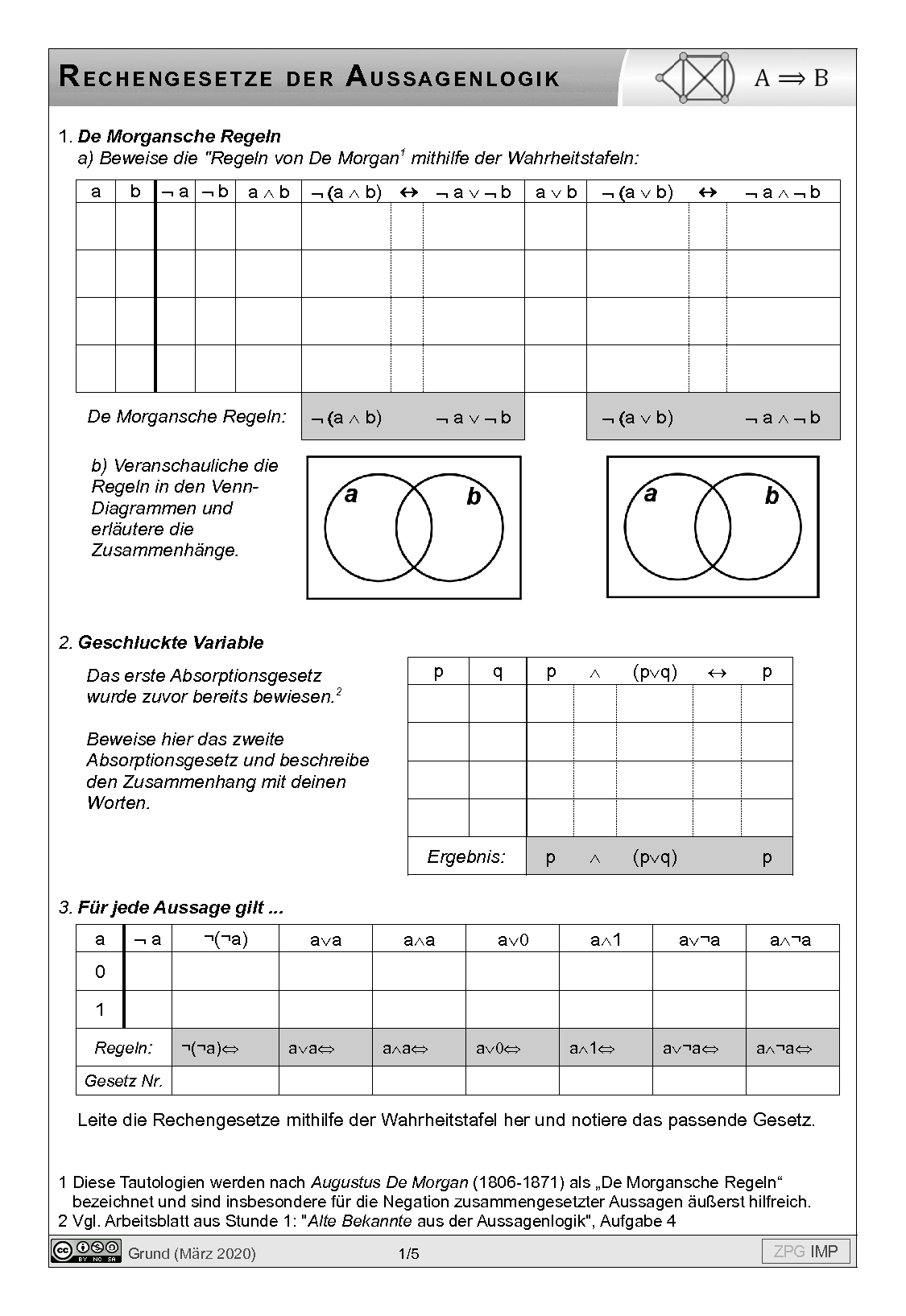 Rechengesetze: Lösung, Seite 1