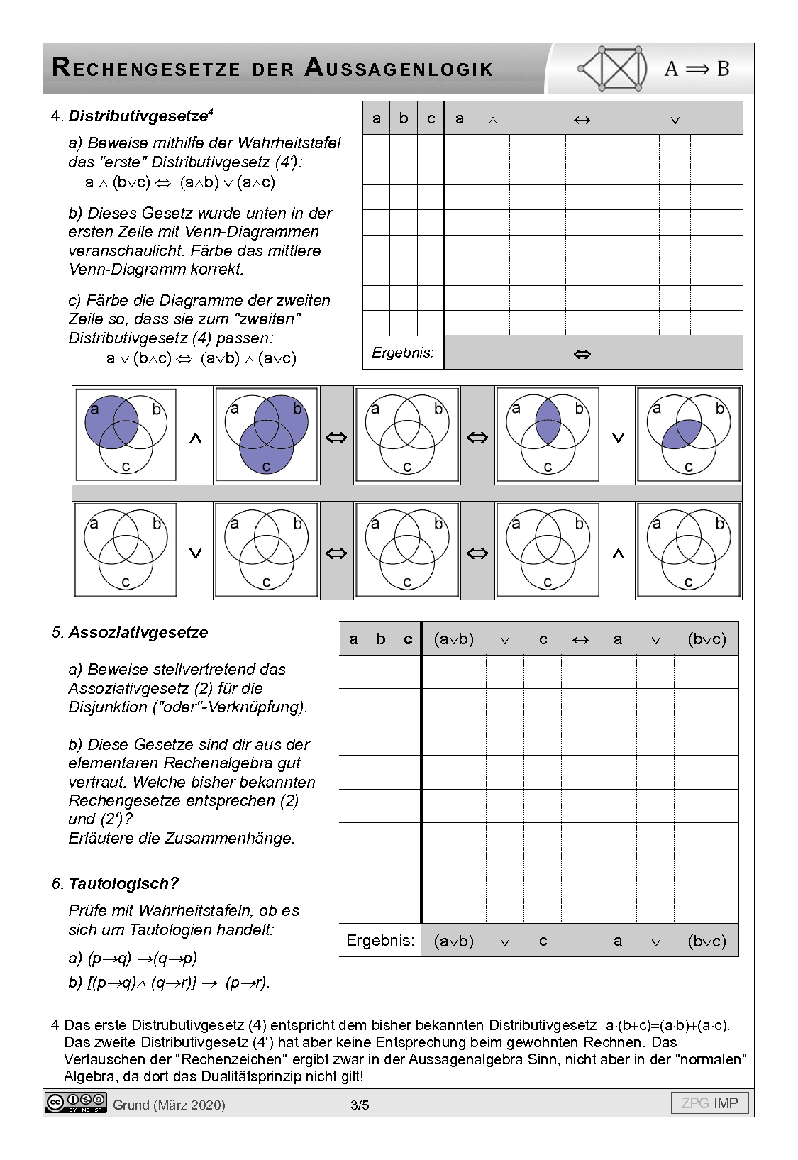 Rechengesetze: Lösung, Seite 3