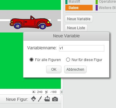 Neue Variable