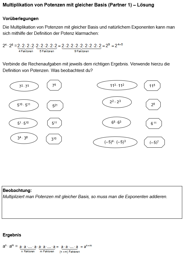 Potenzregeln 4