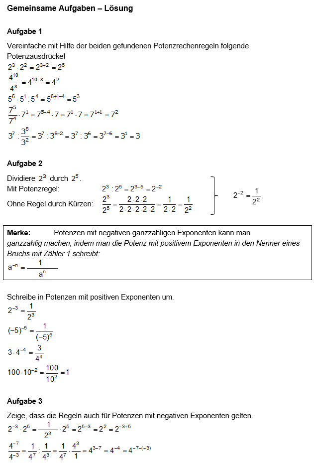 Potenzregeln 6