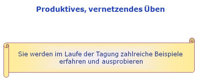 Produktives, vernetzendes Üben