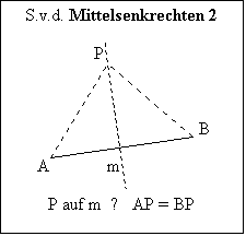 Mittelsenkrechte