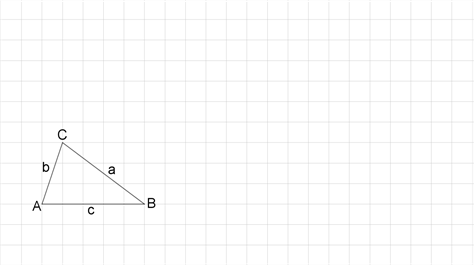 Dreick auf einem Raster