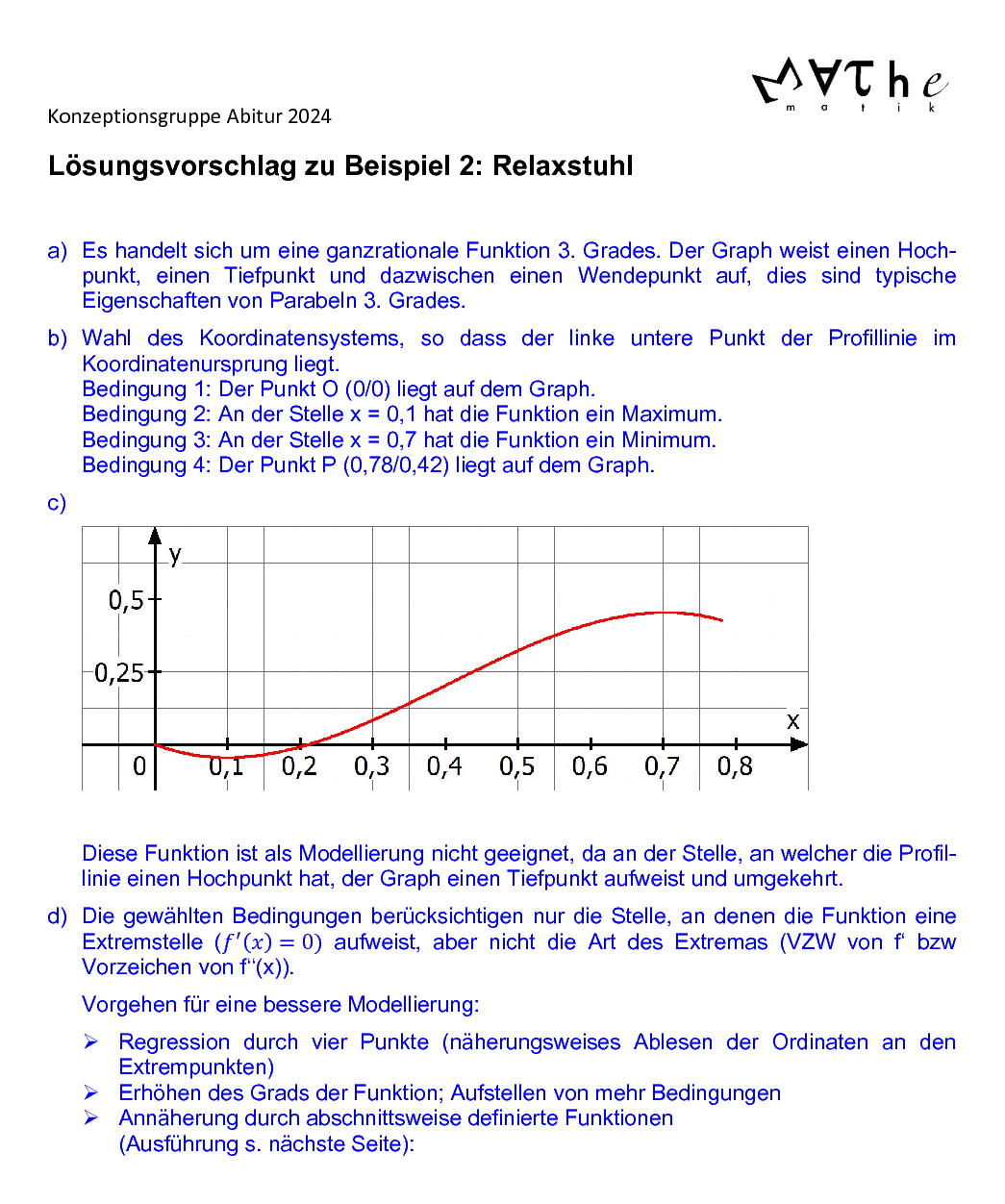 Relaxstuhl: Lösung, Seite 1