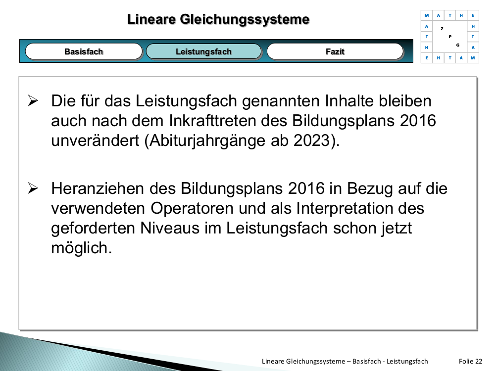 Präsentation LGS